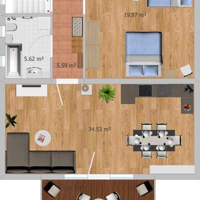 Ferienwohnung Barmsteinblick - Apartment mit 1 Schlafzimmer - 4