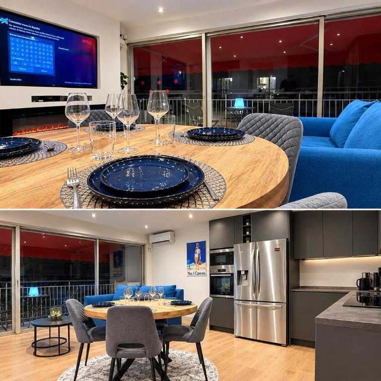 T2 refait à neuf à 50m de la plage Moure Rouge,climatisé, parking - Appartement 1 Chambre - 25
