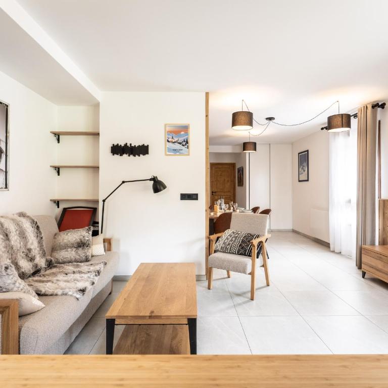 Appartement cosy 2 pièces à Plagne Montalbert, proche pistes et commerces, avec garage et wifi - FR-1-755-19 - Apartamento - 12