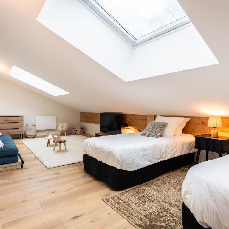 Chalet neuf à La Plagne, accès direct aux pistes, sauna, parking, 5 chambres - FR-1-755-39 - Chalet - 20