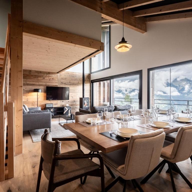 Chalet Neuf à La Plagne - 3Niv, 12pers, Sauna, Parking, WiFi - FR-1-755-40 - Chalet - 22