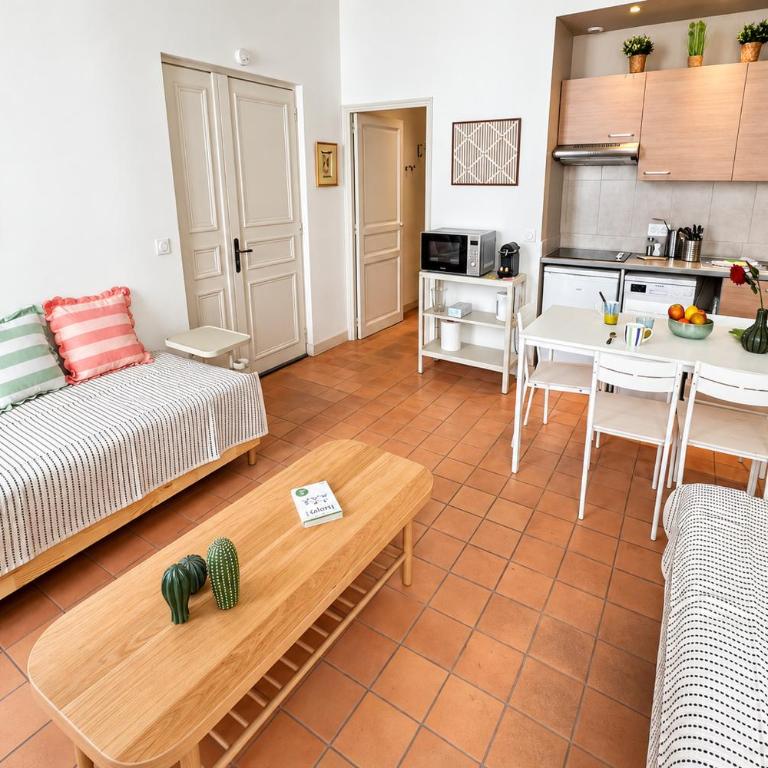 1 ch 1 sdb - 500m du Palais des Papes - One-Bedroom Apartment - 12