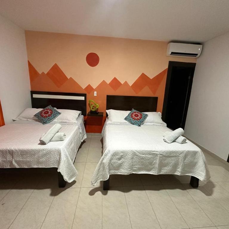 APARTAHOTEL BEIRUT INN - Habitación Doble - 2 camas - 4