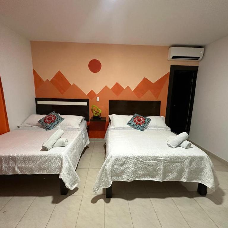 APARTAHOTEL BEIRUT INN - Habitación Doble - 2 camas - 6