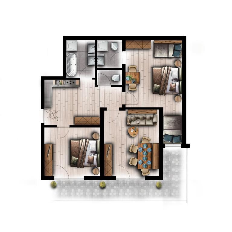 Terra Rossa - Apartment mit 2 Schlafzimmern - 5
