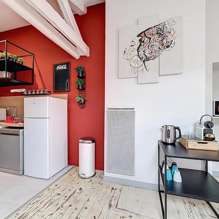 2 Apparts Jaude 100m 12 Pers Hyper Centre Blatin - Appartement 4 Chambres - 21