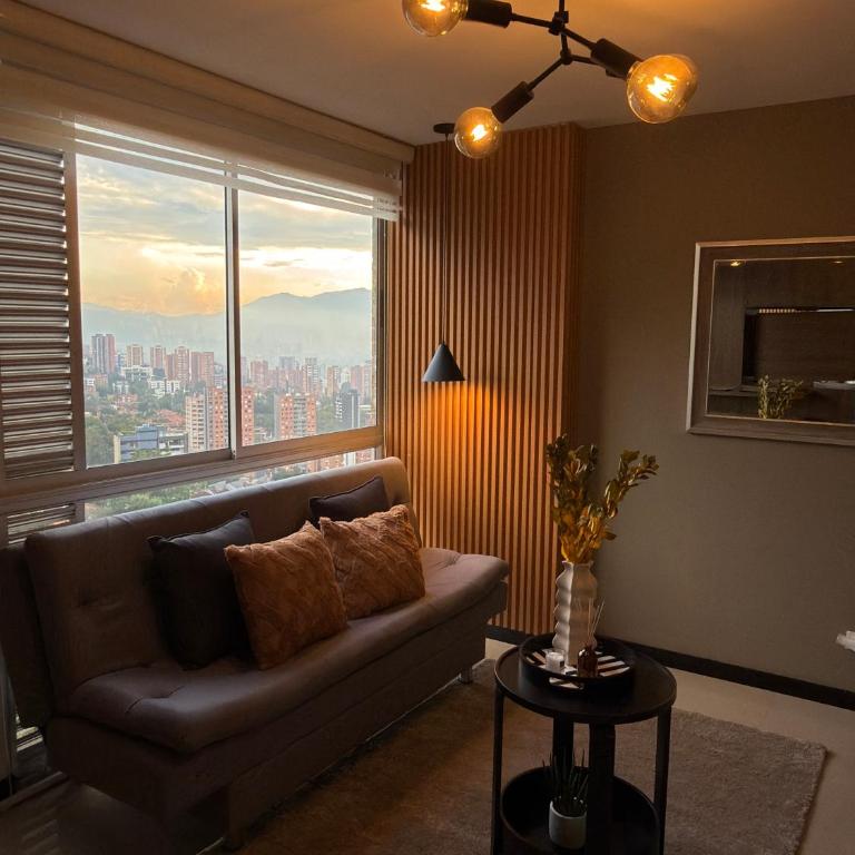 Apartamento de lujo con AC a 5 min de Provenza Medellin - Apartamento de 1 dormitorio - 4
