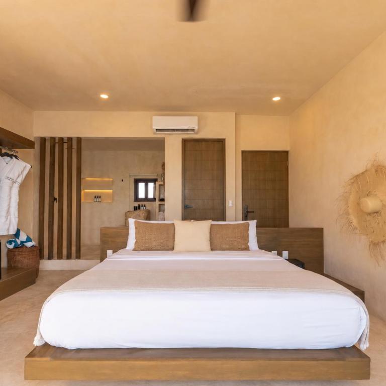 Hotel Boutique Casa Muuch By Awa Holbox - Habitación con cama extragrande y vistas al mar - 1