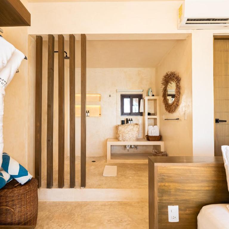 Hotel Boutique Casa Muuch By Awa Holbox - Habitación con cama extragrande y vistas al mar - 6