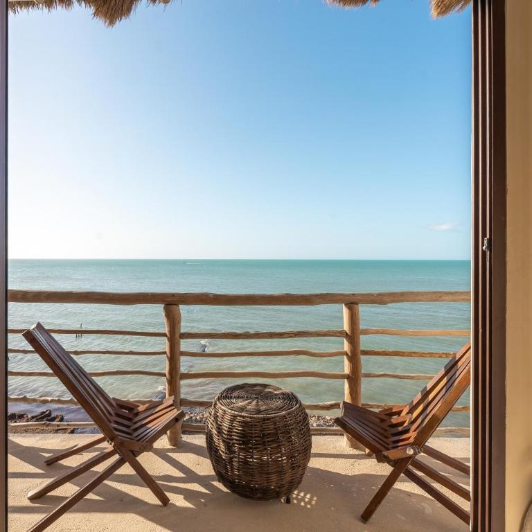 Hotel Boutique Casa Muuch By Awa Holbox - Habitación con cama extragrande y vistas al mar - 8