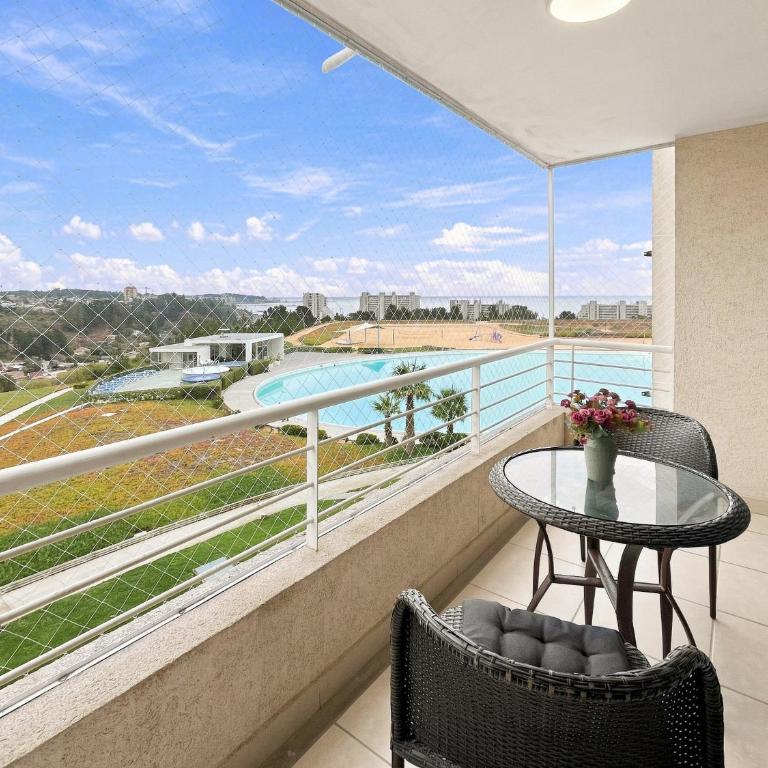 Oceana Suites Laguna Bahía - Apartamento de 2 dormitorios con balcón y vistas al mar - 9