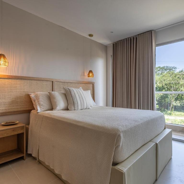 2BR 2BA Apt Baia Kristal Cartagena Crystal Lagoon - Two-Bedroom Apartment with Balcony - 37