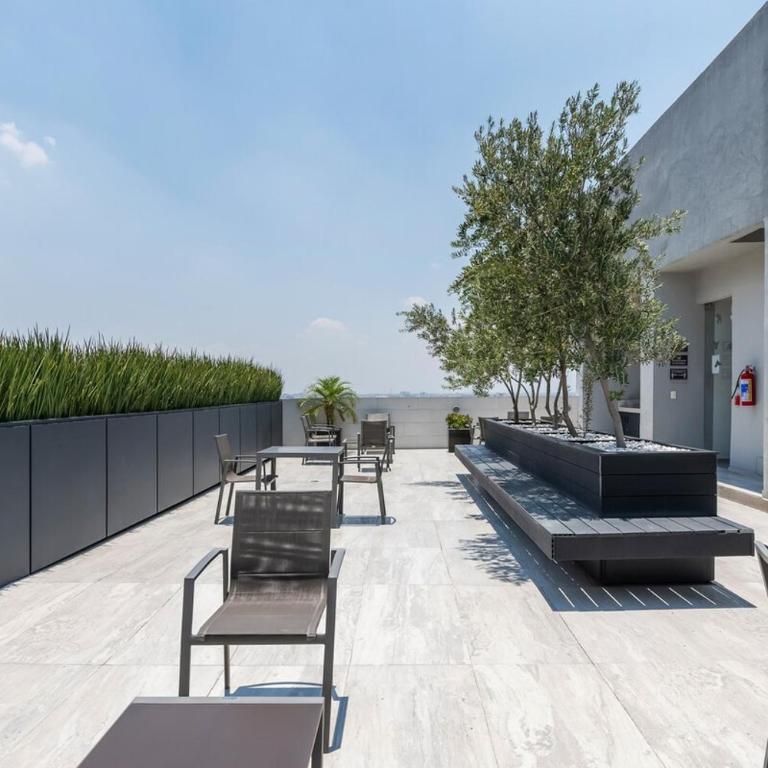 Rooftop Pool 2BR 2BA in the Heart of Roma Norte - Apartment - 35