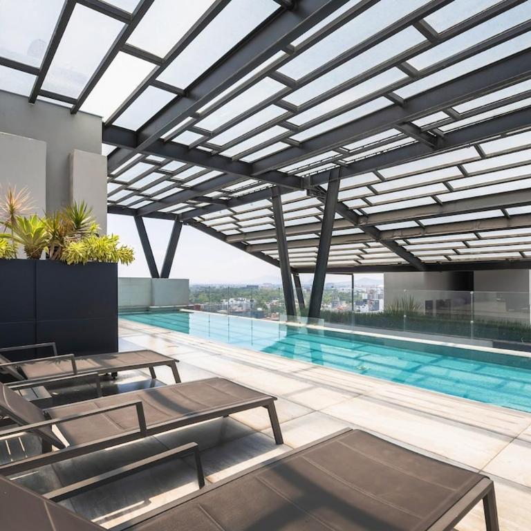 Oaxaca-Inspired 3BR Heated Pool in Roma Norte - Apartment - 2