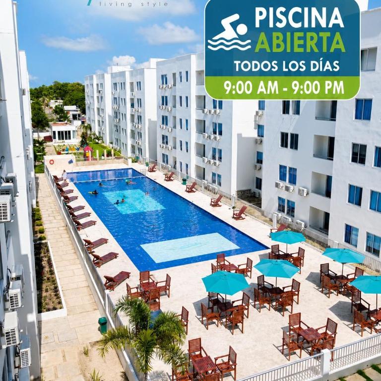 Apartamento Caribe Campestre - Apartamento de 3 dormitorios con balcón - 11