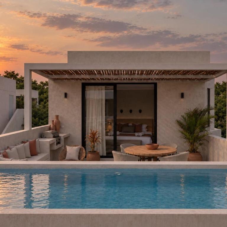 Seremonia Villa with Rooftop Pool & Beach Club Access - Villa - 56
