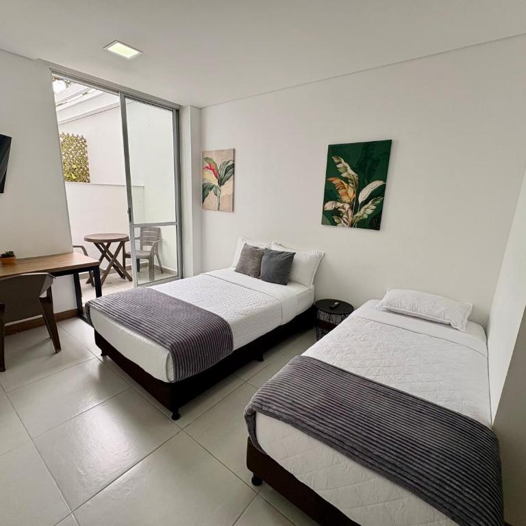 Edificio Plaza U Wellness - Habitación Familiar con terraza - 5