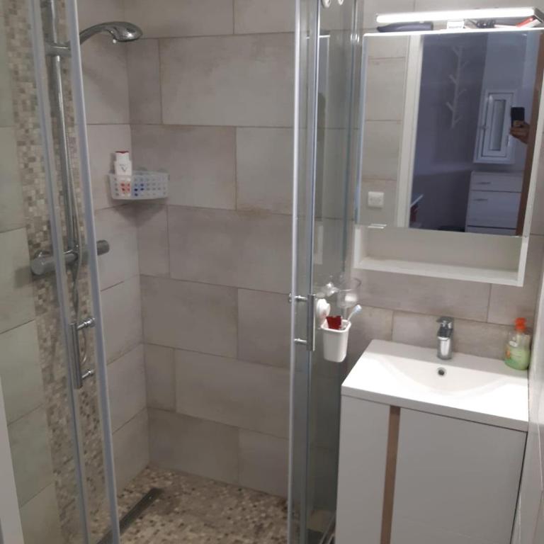 Jolie 2 pieces climatisé 50m de la mer - Appartement 1 Chambre - 7
