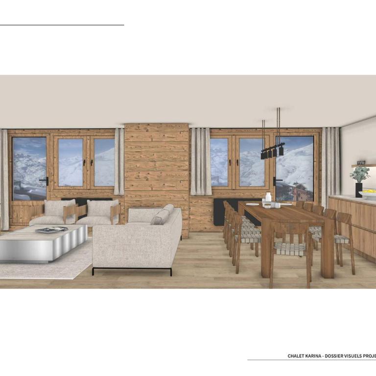 Duplex spacieux aux Menuires, 5 chambres, départ skis pieds - Apartment mit 5 Schlafzimmern - 1
