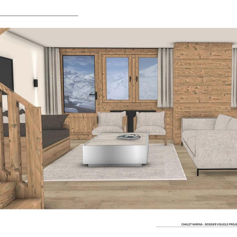 Duplex spacieux aux Menuires, 5 chambres, départ skis pieds - Apartment mit 5 Schlafzimmern - 2