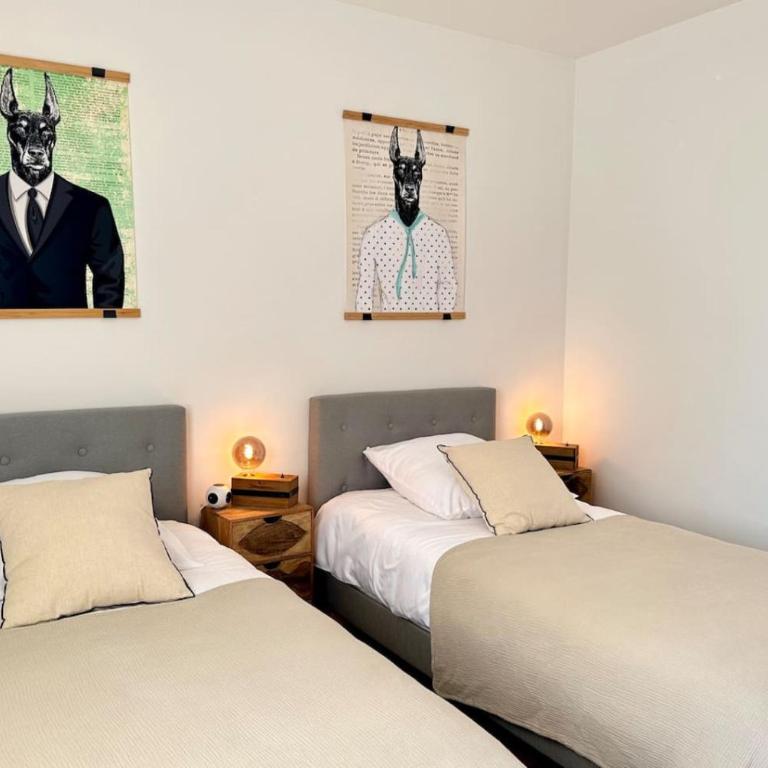 Les Lauriers Blancs air-conditioned villa with swimming pool - Maison 3 Chambres - 19