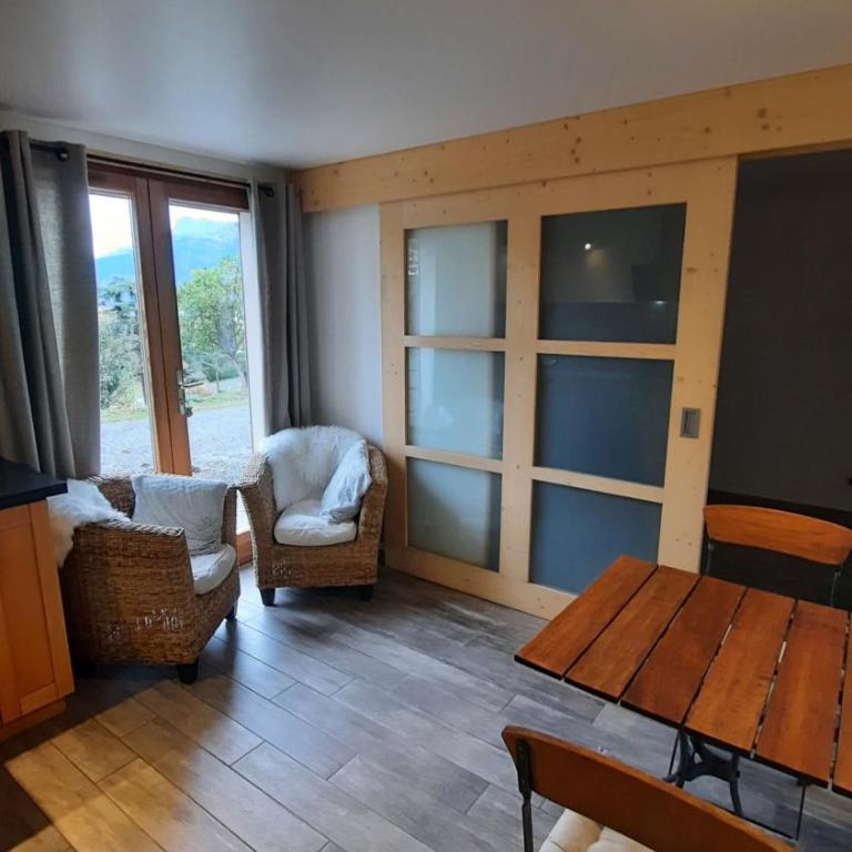 with terrace and Mont-Blan c view - Maison de Vacances - 7