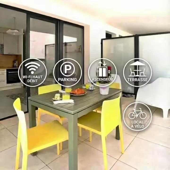 Apt au calme avec terrasse et parking CV - Apartamento de 1 dormitorio - 1