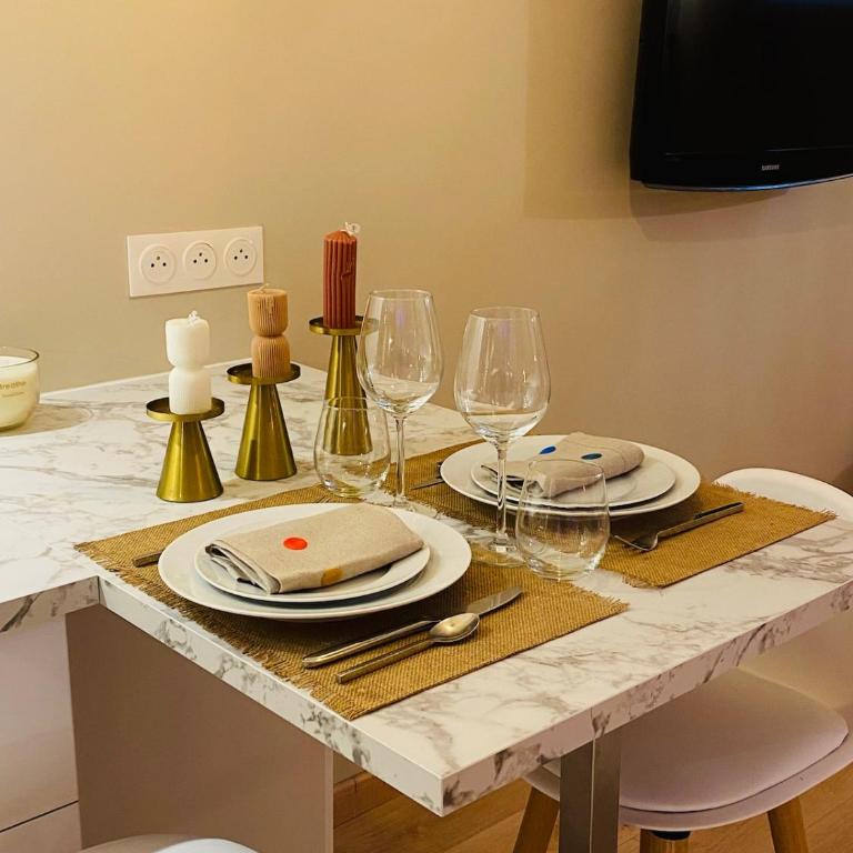 Romantic studio with private spa in Strasbourg - Appartement 1 Chambre - 8