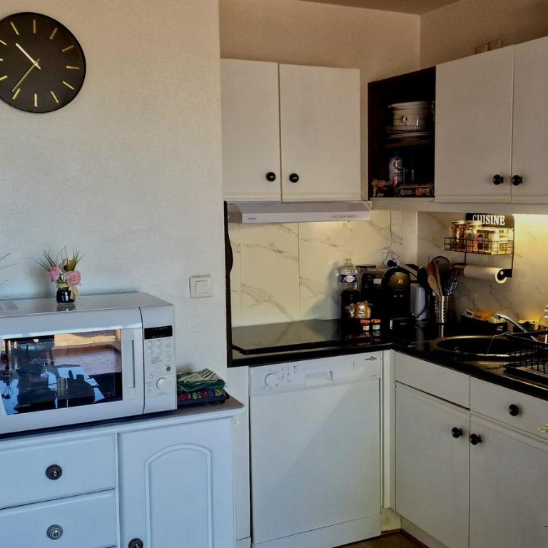 Au bord de l'eau mer, lac et Canigou à Barcarès, piscine et climatisation, magnifique vue ! - Apartamento de 1 dormitorio - 100