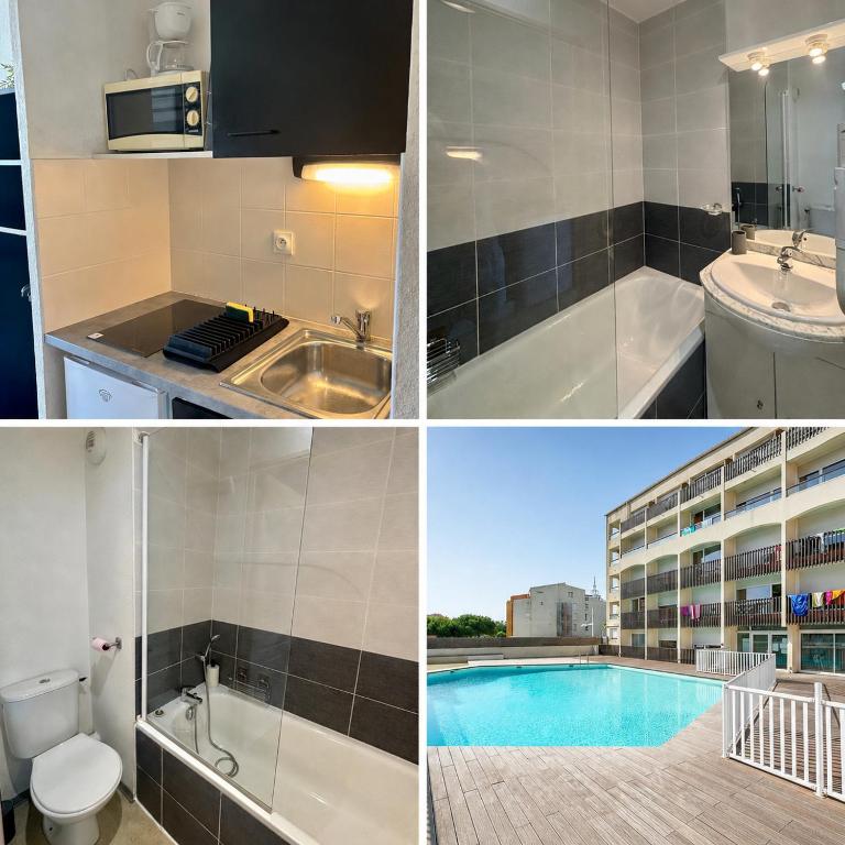 Studio Piscine et Port du Cap D Agde - Apartment mit 1 Schlafzimmer - 4