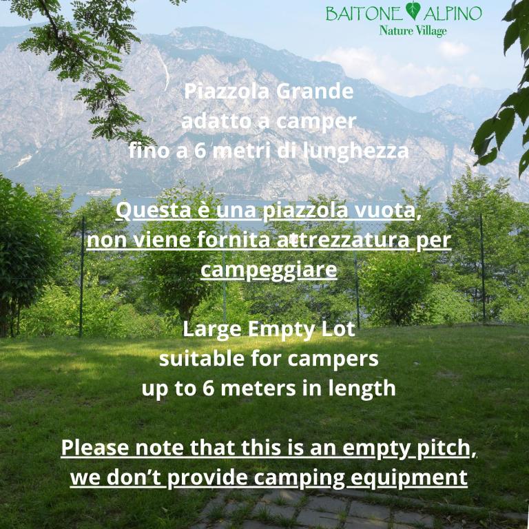 Camping Alpino - Nature Village - Large Empty Lot (Bring your own tent or camper) - 11