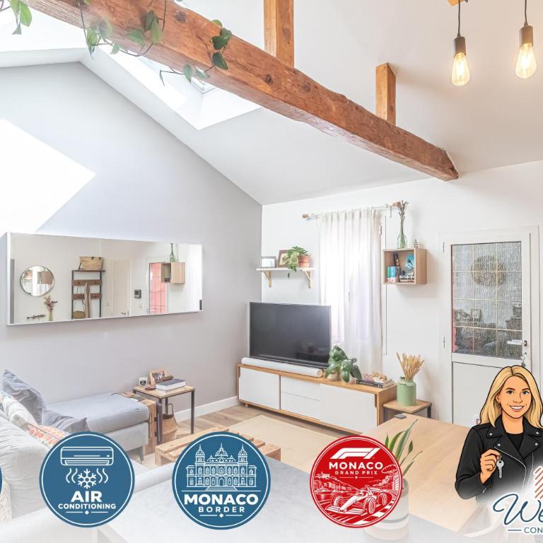 Cosy Townhouse 5 min Monte-Carlo Casino - Appartement - 1