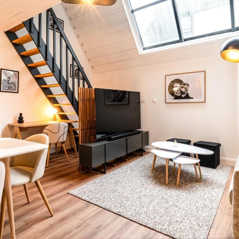 Duplex cinéma à Concarneau proche Ville Close - Appartamento con 1 Camera da Letto - 2