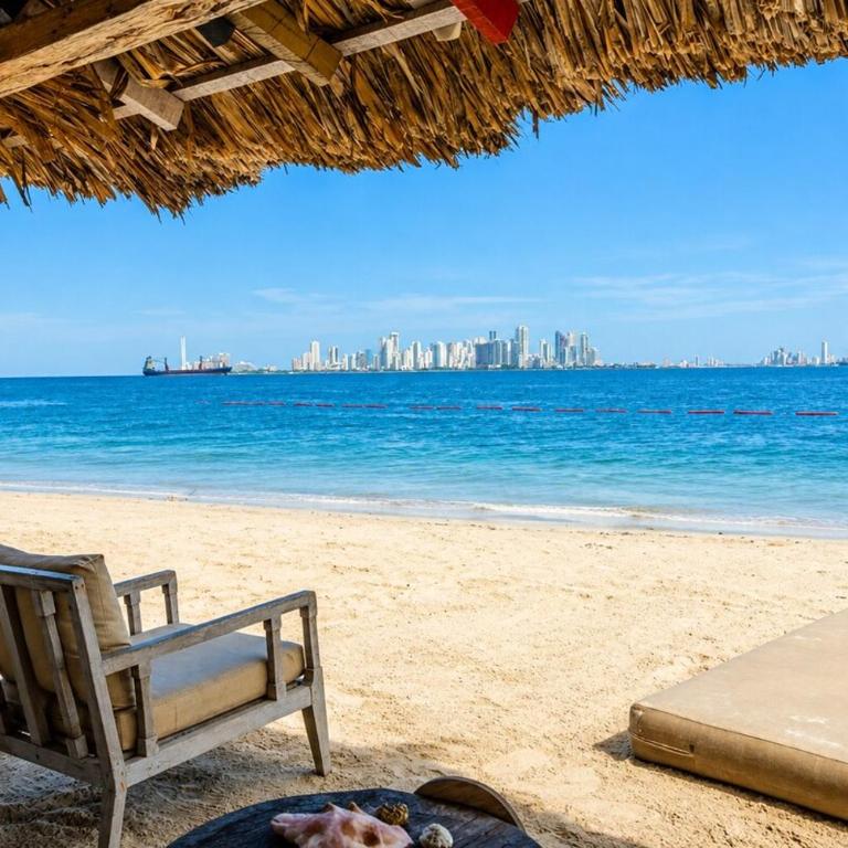 Casa de playa, piscina en isla de Cartagena - Villa de 3 dormitorios - 4
