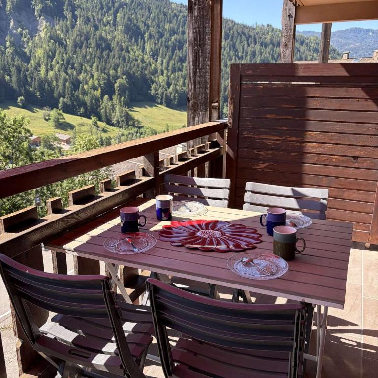 Studio cabine Vue chaine des Aravis - 4 couchages - Grand Bornand Village - GB090-C2 - Appartement 1 Chambre Deluxe - 10