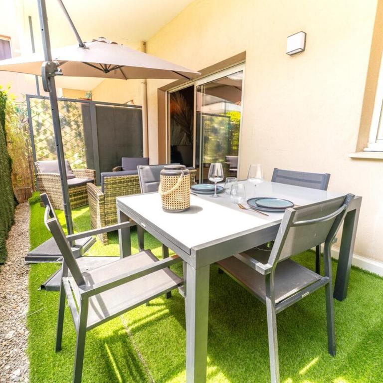 YV Bel appartement, piscine terrasse et garage - Appartement 1 Chambre avec Terrasse - 22