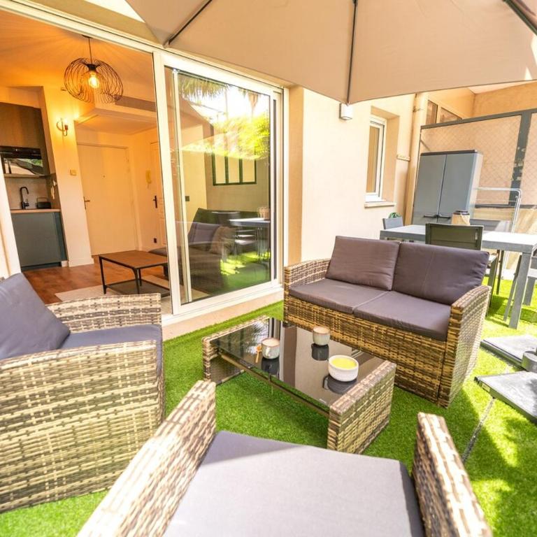 YV Bel appartement, piscine terrasse et garage - Appartement 1 Chambre avec Terrasse - 4