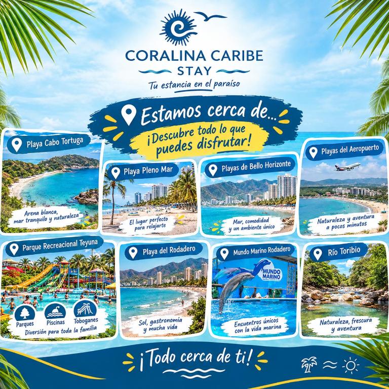 Coralina Caribe Stay-Sta Marta - Apartamento de 2 dormitorios con balcón - 21