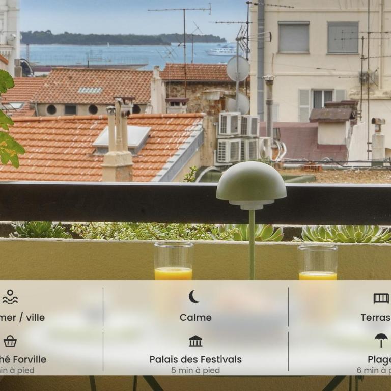 Calme et Lumineux 2 chambres BALCON Vue MER-FORVILLE A2B262 - Apartment mit 2 Schlafzimmern und Balkon - 1