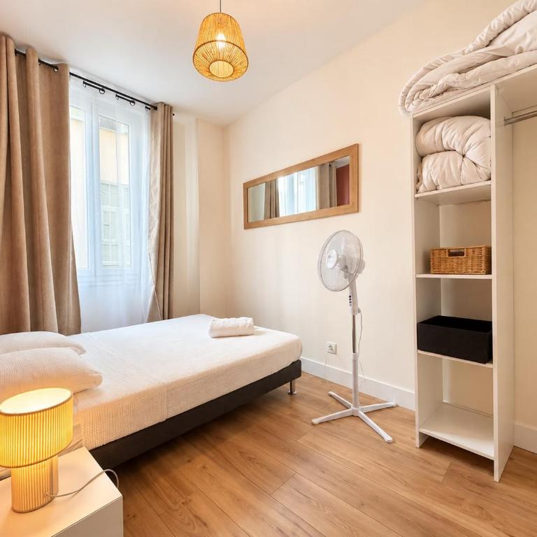 Port de Nice - Wifi, AC, 4 pers - Appartement 2 Chambres - 10