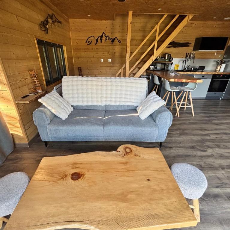 Chalet Cocoon en lisière de forêt, avec grande terrasse, et vue 'waouh' - Chalet 1 Chambre - 7