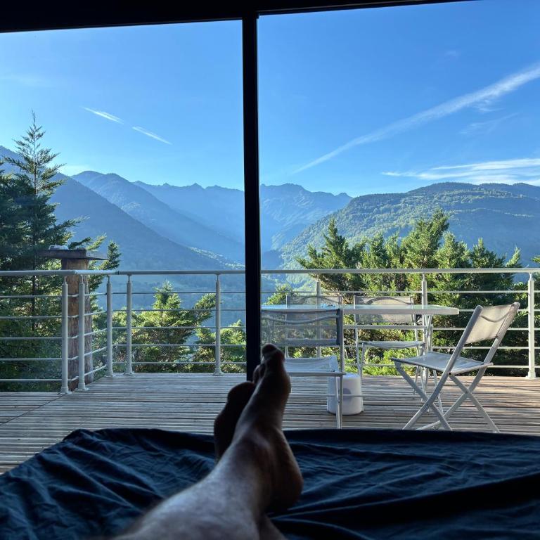 Chalet Cocoon en lisière de forêt, avec grande terrasse, et vue 'waouh' - Chalet 1 Chambre - 24
