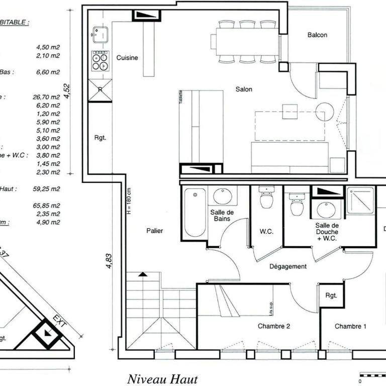 Grand duplex 6/7 personnes proche pistes à Belle Plagne - FR-1-455-181 - Apartment (7 Erwachsene) - 4
