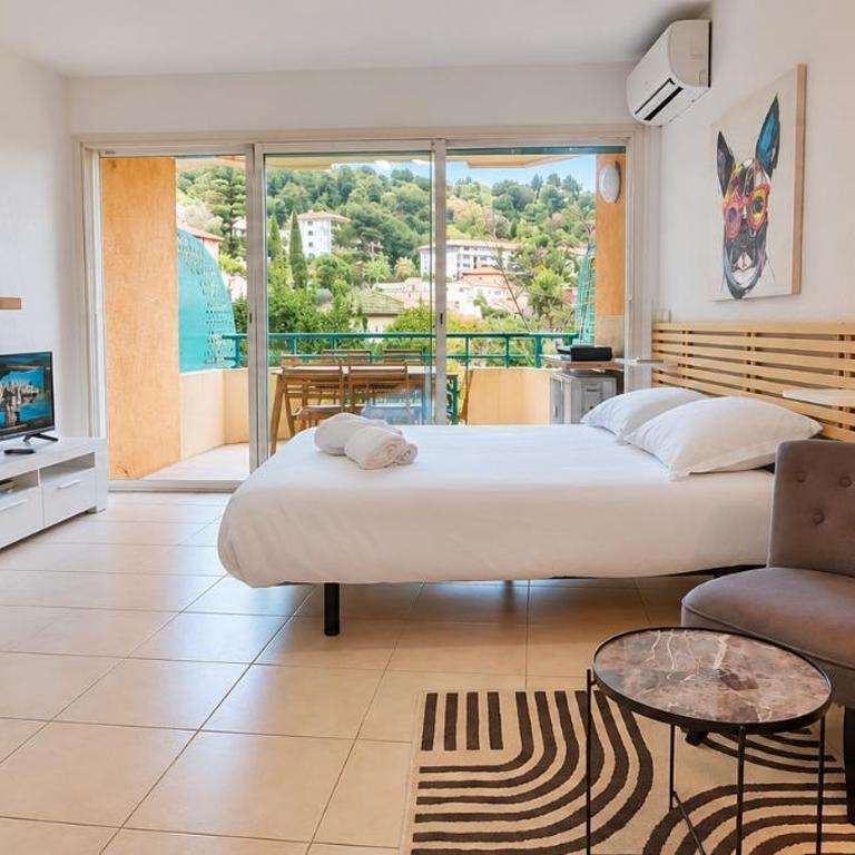 Peaceful studio swimming pool near Menton - Apartment - 5
