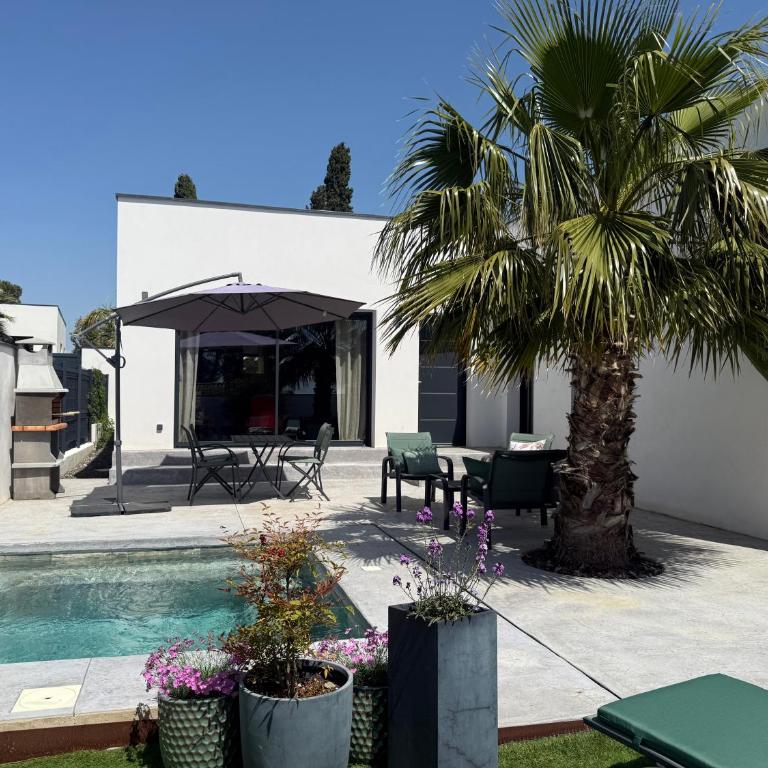 Villas Ambiance 21 Elégance Méditerranéenne à Portiragnes, entre Terre et Mer Villa Helma - Villa 2 Chambres - 2