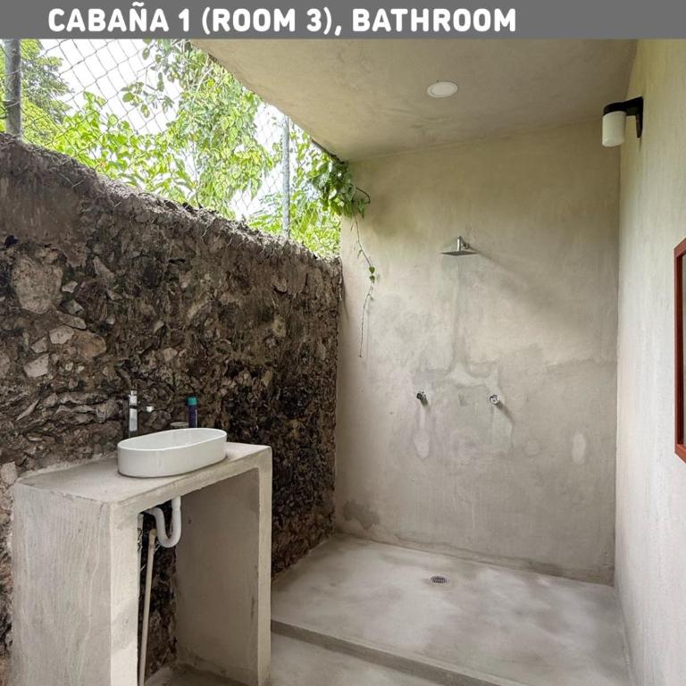 Villa con piscina para 16 personas en Mérida - Vierbettzimmer mit eigenem Bad - 11