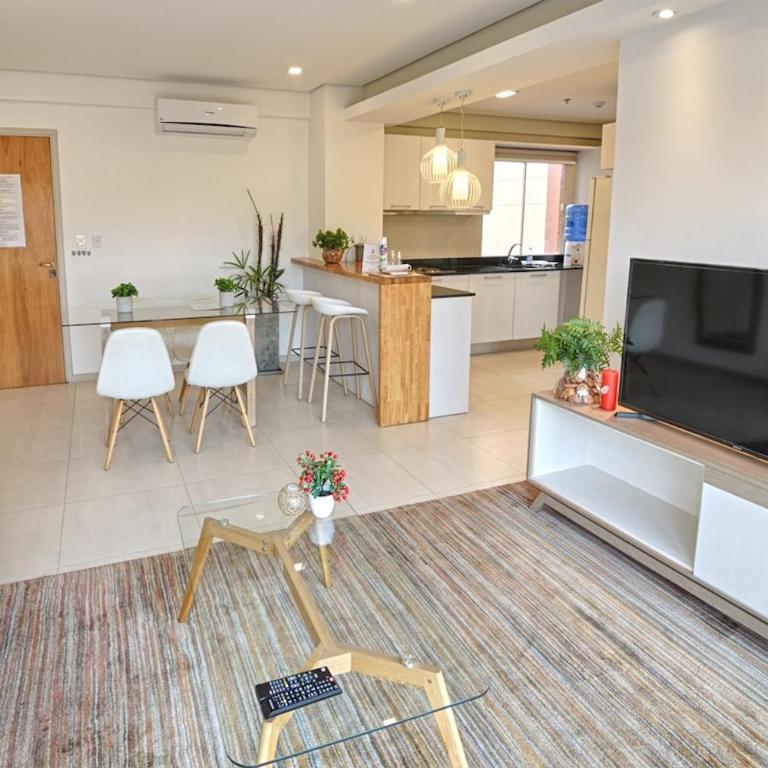Executive One BR Workspace Pool Malls Nearby - Apartamento - 3