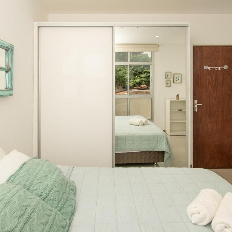 Modern 1BR Villa Morra with Balcony BBQ & Parking - Apartment - 14