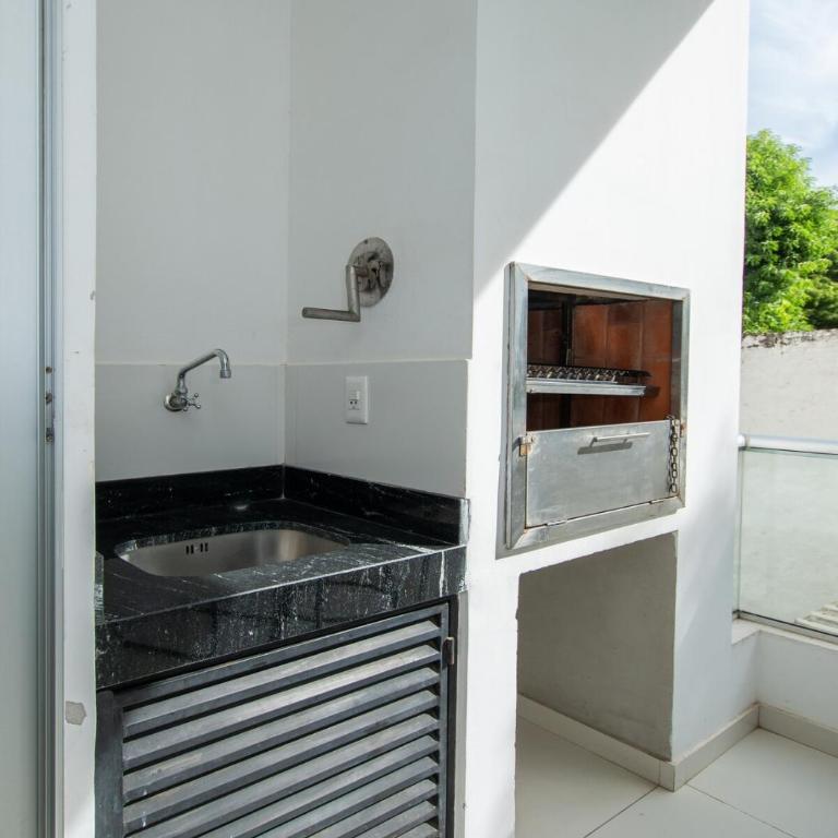 Modern 1BR Villa Morra with Balcony BBQ & Parking - Apartment - 19