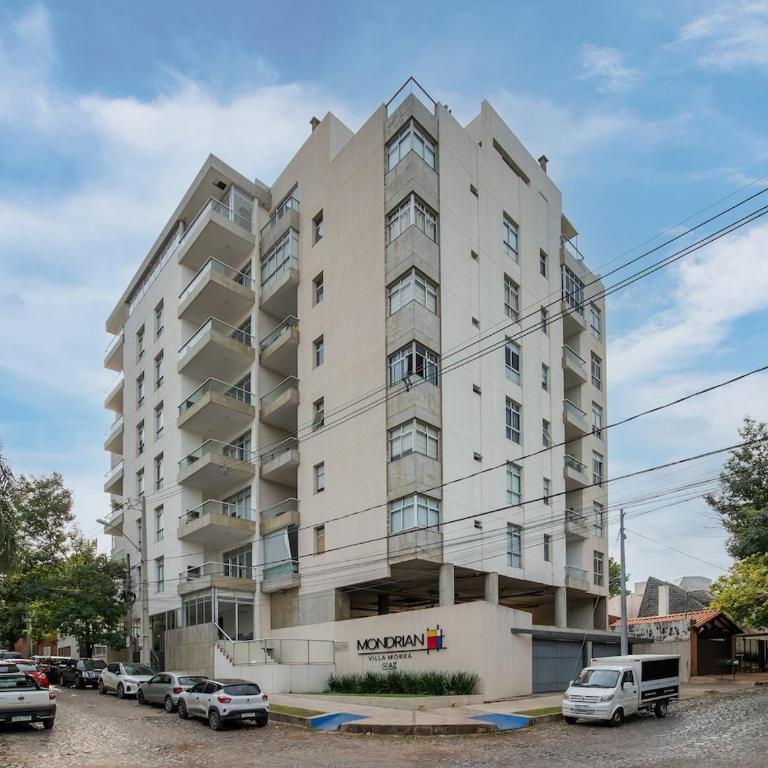 Modern 1BR Villa Morra with Balcony BBQ & Parking - Apartment - 48
